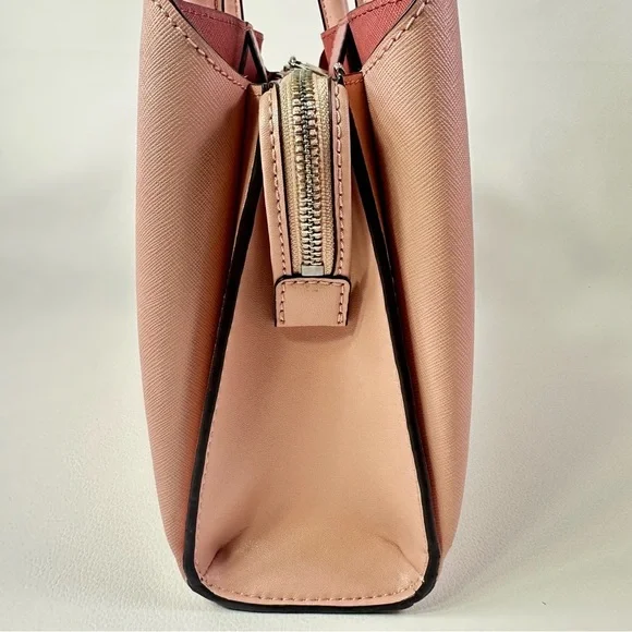 NWT Women’s Michael Kors Small Ruthie Satchel/Tote Pink Leather Handbag - Picture 6 of 7